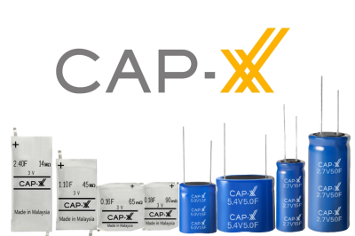 浩陽宣佈代理CAP-XX 超級電容新產品